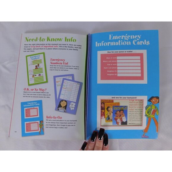 Staying Home Alone Dottie Raymer American Girl Guide Safety Fun Softcover Book - Picture 5 of 5